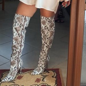 Snakeskin Boots